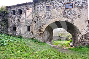 Gate in ruins of Cabrad castle